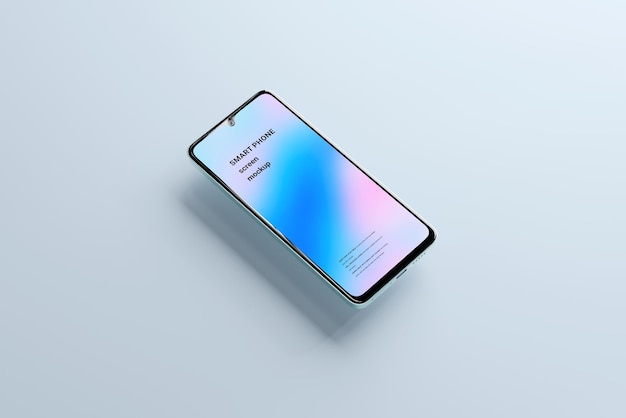 Nouvelle maquette d'écran de téléphone intelligent 2023