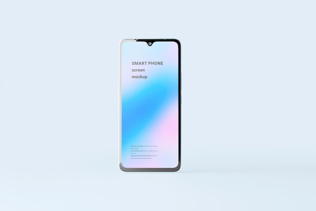 Nouvelle maquette d'écran de téléphone intelligent 2023