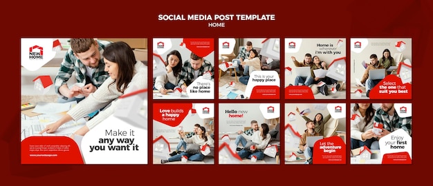 Nouvelle publication sur les réseaux sociaux à domicile