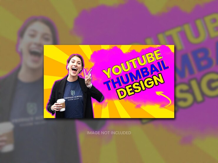 PSD nouvelle vignette youtube conception de publication et conception de bannière web