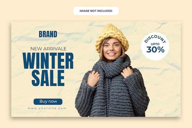 Nova chegada inverno Venda de moda postagem no Instagram e modelo de postagem nas redes sociais