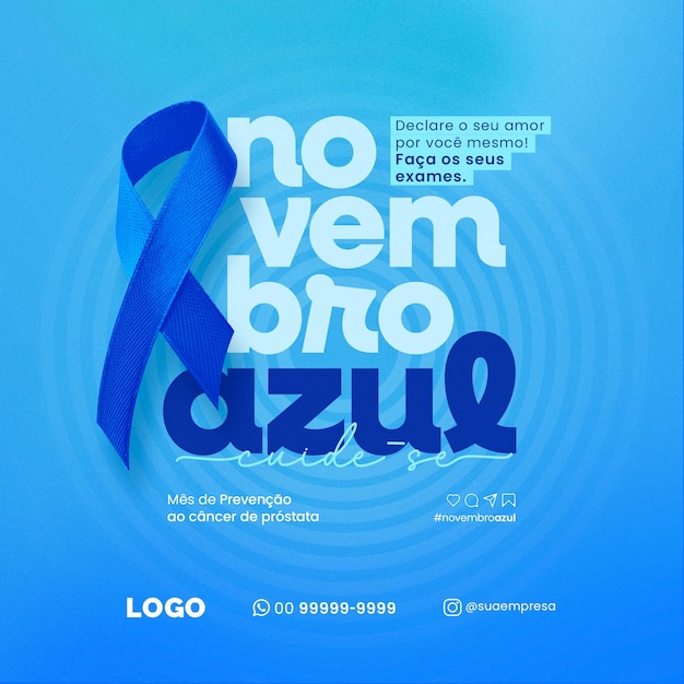 Novembro azul câncer de próstata azul novembro câncer de próstata