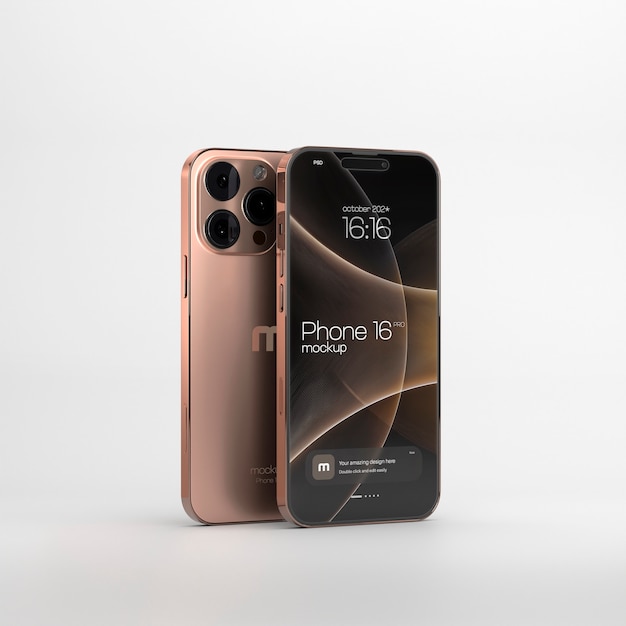 Novo design de maquete de smartphone