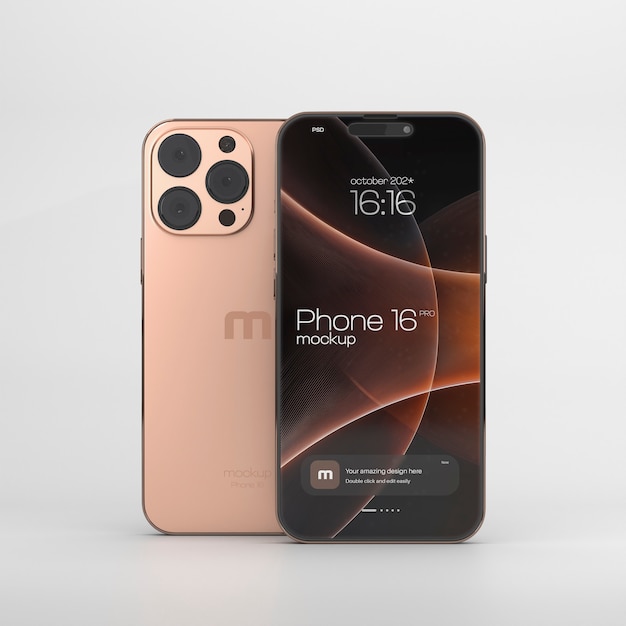 Novo design de maquete de smartphone