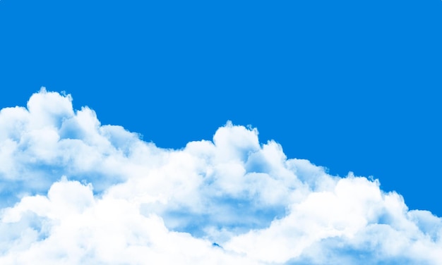 Nuage blanc réaliste PSD