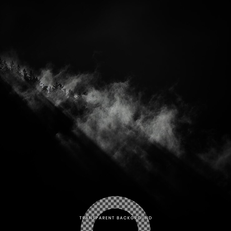 PSD un nuage de brouillard abstrait