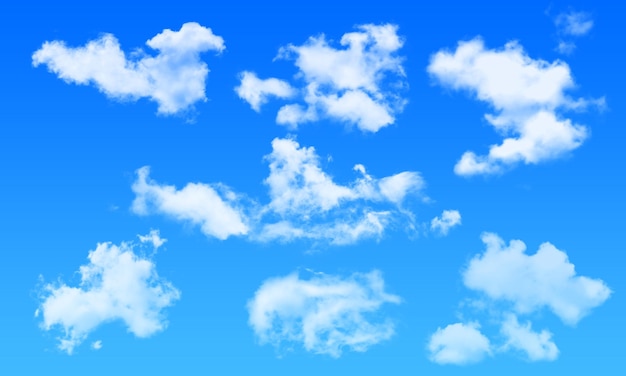 Le nuage Psd est transparent.