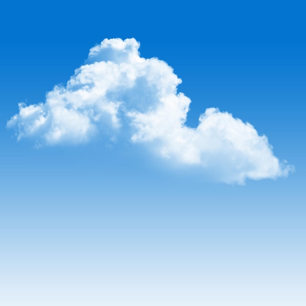 un nuage qui est dans le ciel qui est bleu