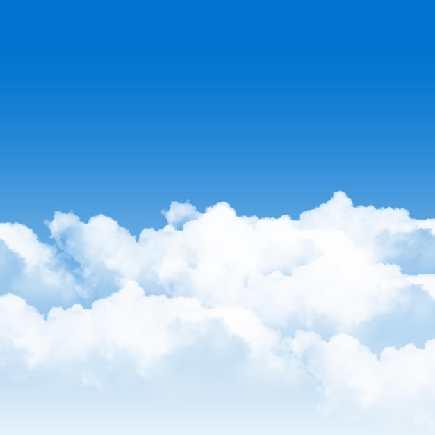 un nuage qui est dans le ciel qui est bleu