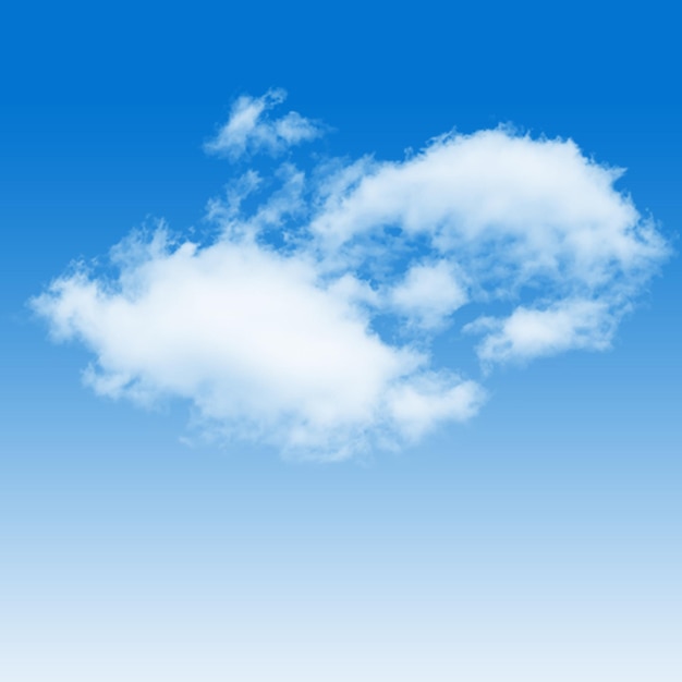 un nuage qui est dans le ciel qui est bleu