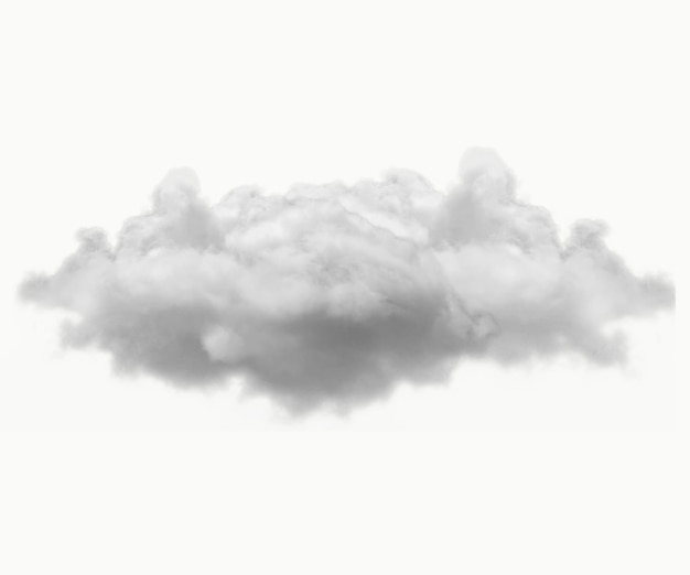 un nuage qui a le mot nuage dessus