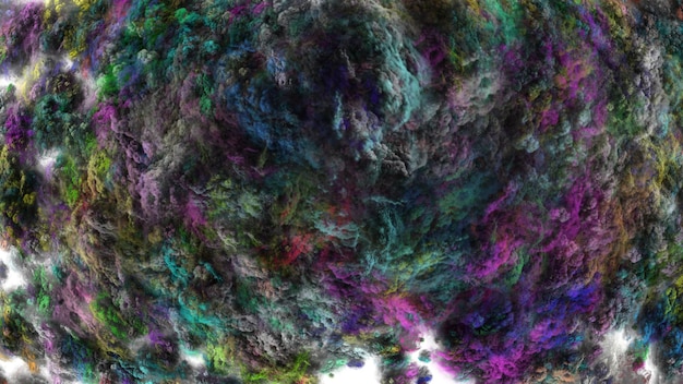 Un nuage violet est dans le ciel