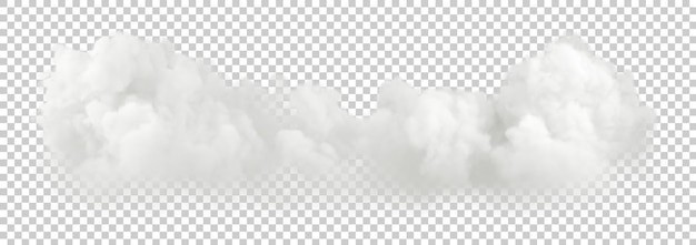 PSD des nuages de paysage, des formes de liberté horizontales, des découpes, des arrière-plans transparents, un rendu 3d en png.