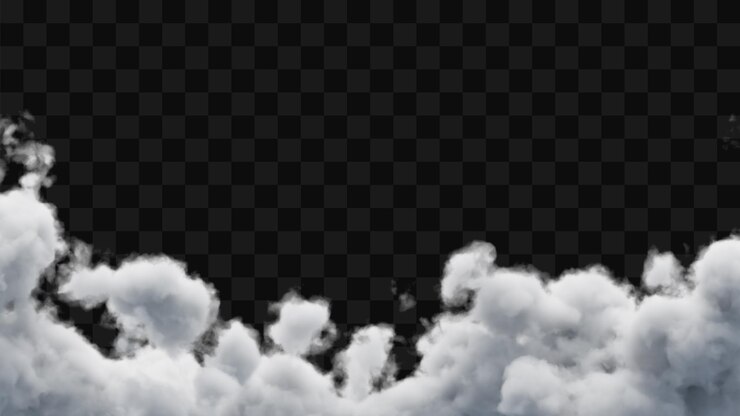 PSD les nuages sont transparents