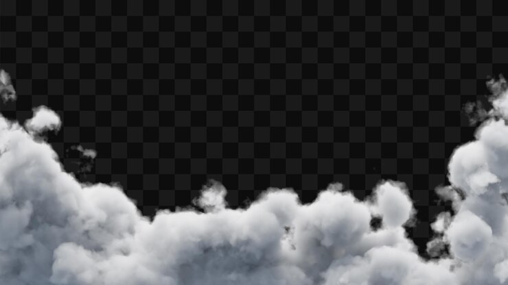 PSD les nuages sont transparents