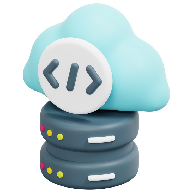 PSD nube 3d render icono ilustración