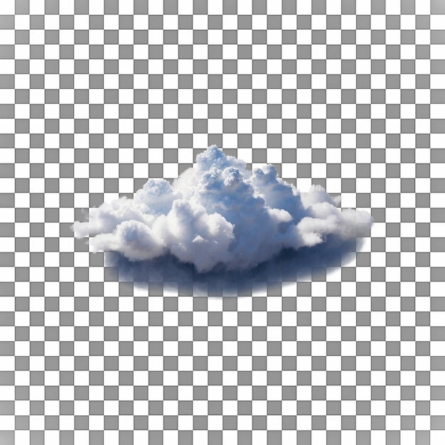 Nube esponjosa aislada