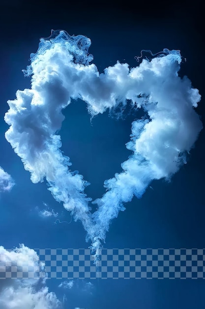 Una nube en forma de corazón que tiene la palabra amor en ella