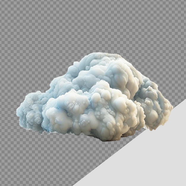 PSD la nube png aislada en un fondo transparente