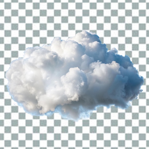 PSD nube png aislada en un fondo transparente