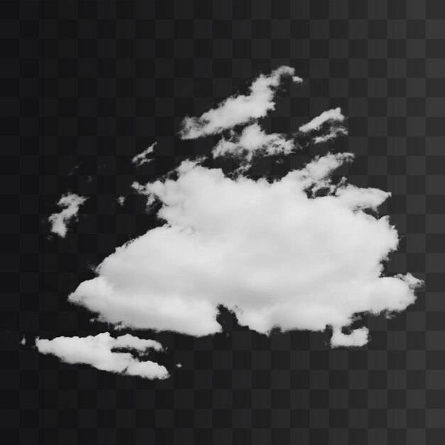 PSD la nube png aislada en un fondo transparente