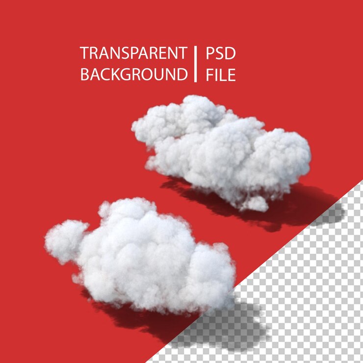 PSD nube png