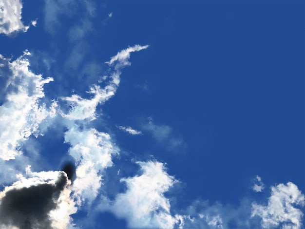 una nube que está en el cielo