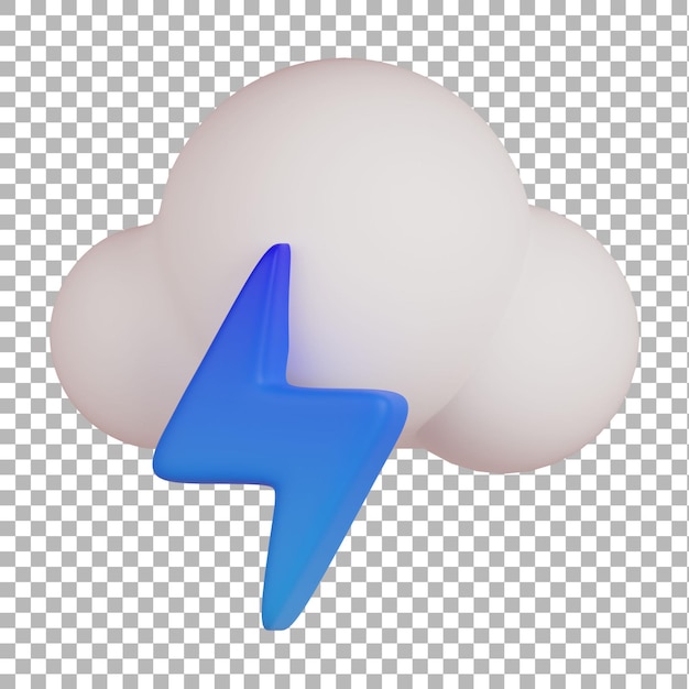 PSD nube de tormenta 3d