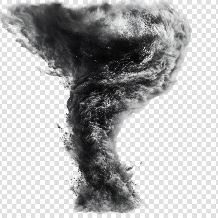 Nube de tornado oscuro Poder giratorio Tormenta de la naturaleza