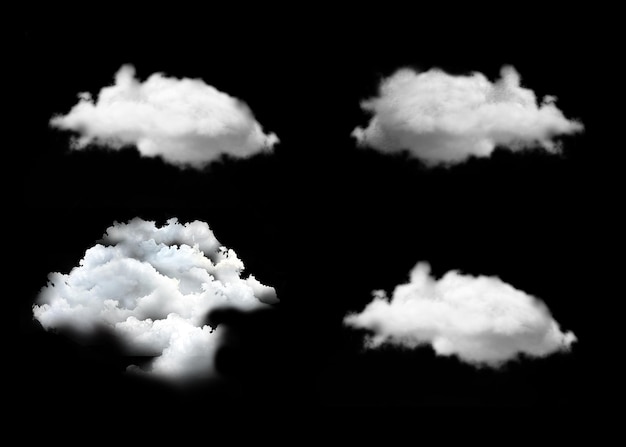Nubes blancas en el cielo