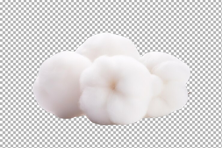 PSD nubes blancas y esponjosas, parecidas a algodón, se agrupan bajo un cielo azul claro durante el día