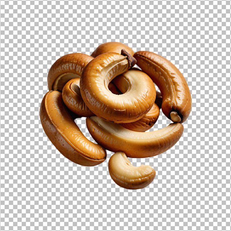 PSD nueces de caju tostadas aisladas en psd premium transparente