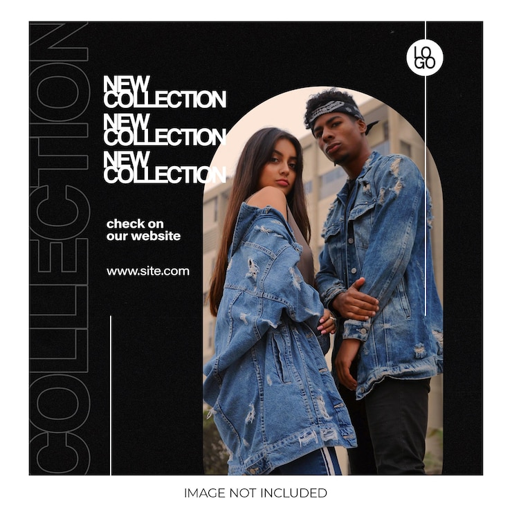 PSD nueva colección instagram post diseño moda