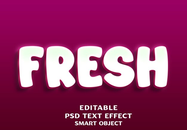 nuevo diseño de efectos de texto 3D