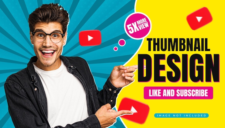 PSD nuevo diseño moderno de miniaturas de youtube