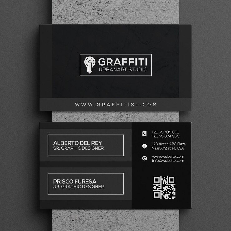 nuevo Diseño de plantilla de tarjeta de presentación profesional Listo para imprimir Gráficos de tarjetas de presentación creativos más recientes