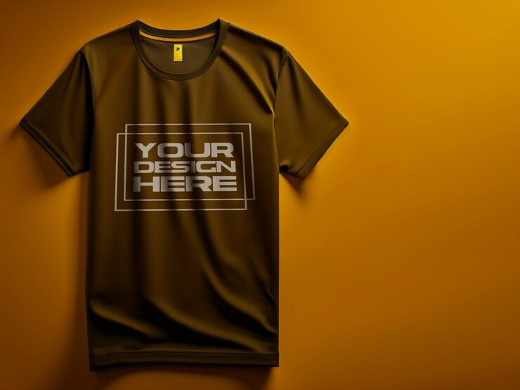 Nuevo diseño de tamplate sin texto de maqueta de camiseta