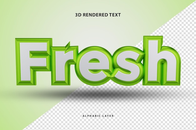 PSD nuevo diseño de texto renderizado en 3d