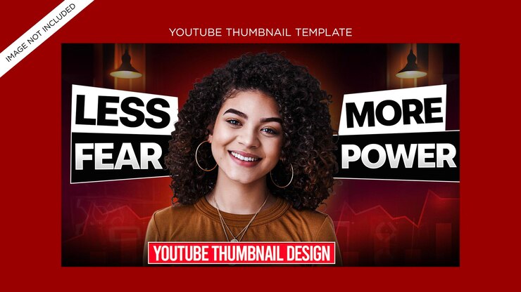 Nuevo efecto de brillo moderno canal de youtube video miniatura web banner plantilla PSD premium