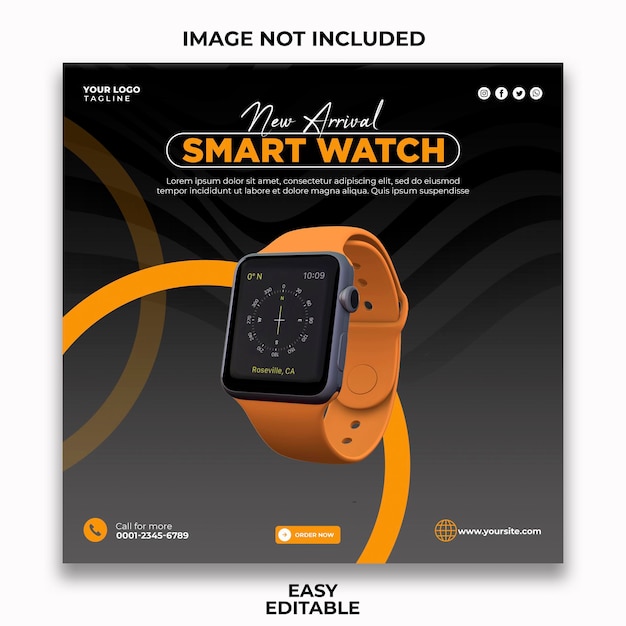 El nuevo reloj inteligente de llegada - Promoción elegante