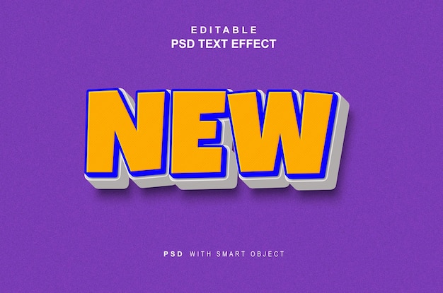 Nuevos efectos de texto editables
