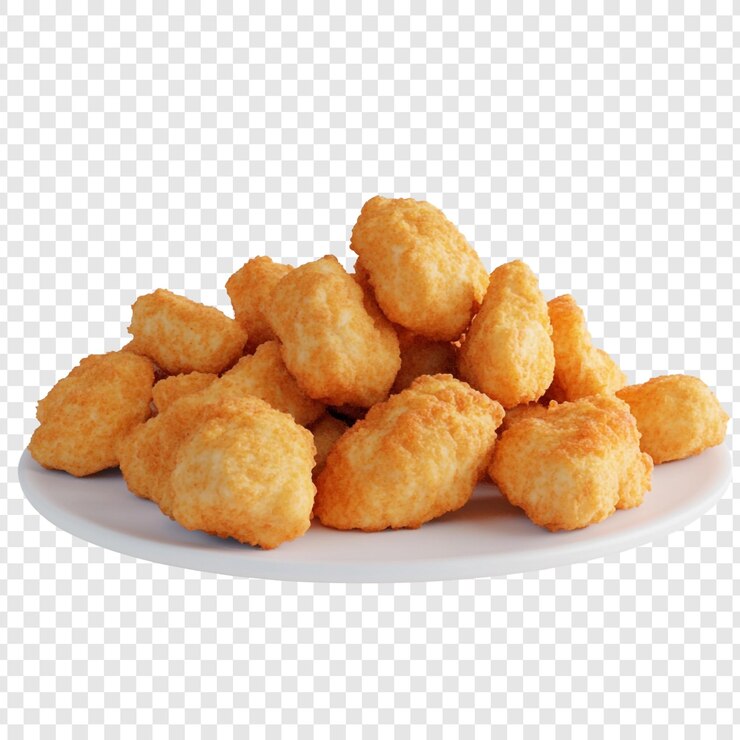 PSD nuggets de pollo frito de oro