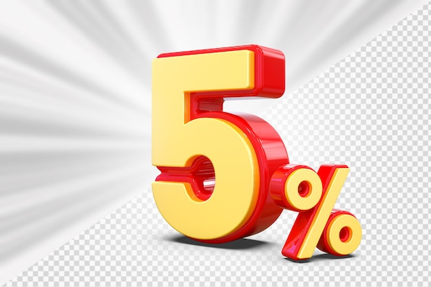 Numeri Sconto percentuale 5