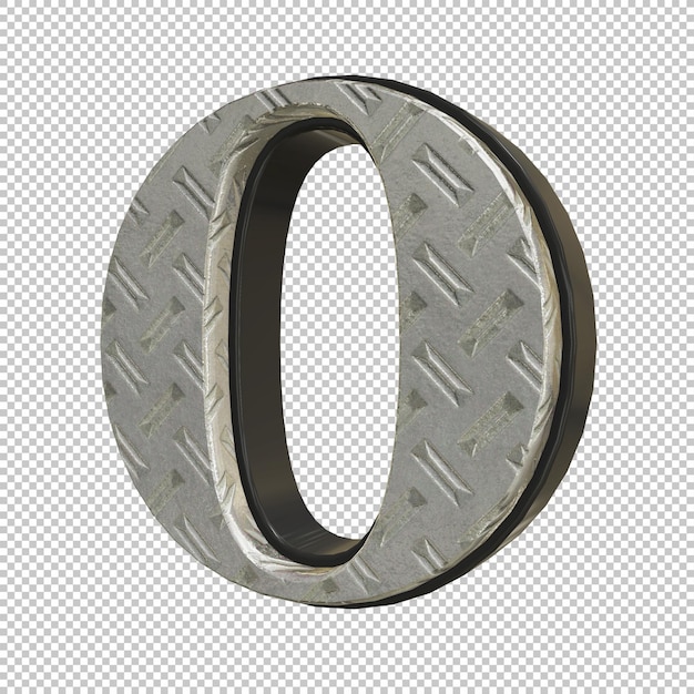 Numéro 0 rendu 3d