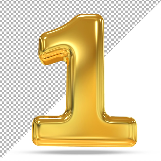 Numéro 1 des styles 3D de luxe en or