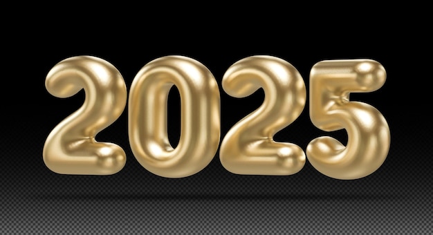 Número 2025 Año nuevo