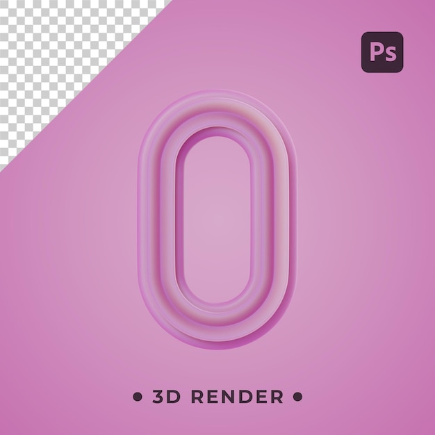 PSD numéro 3d 0