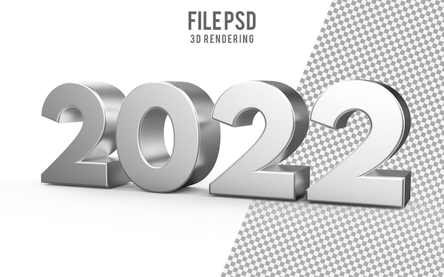 PSD numéro 3d 2022 doré