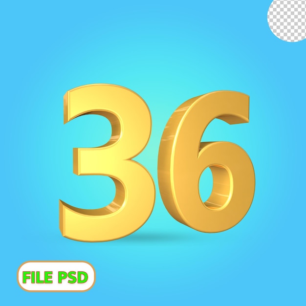 numéro 3d 36