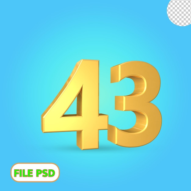 numéro 3d 43